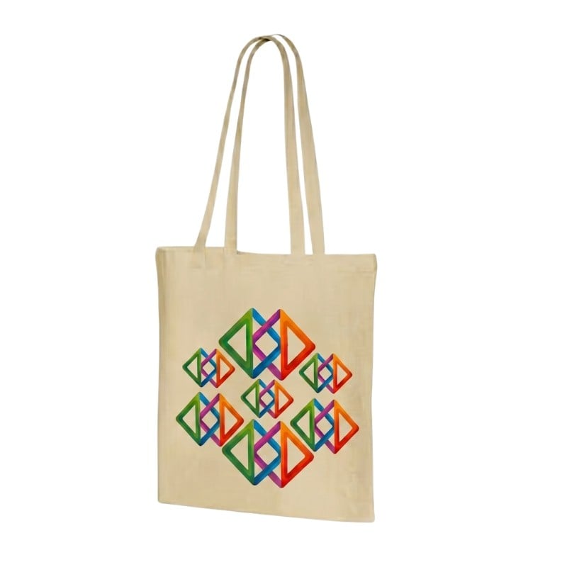 Draagtas ecru - katoen - 140g/m² - 38 x 42 cm - Oeko-tex
