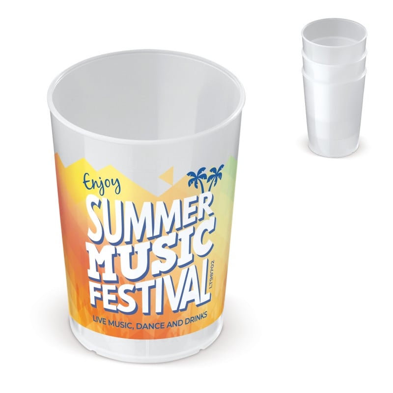Beker 250 ml - pp - stapelbaar