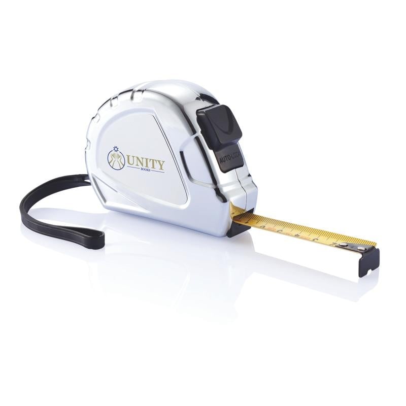 Rolmaat - 3 m - 1,6 cm - ABS - automatische stop - polsbandje
