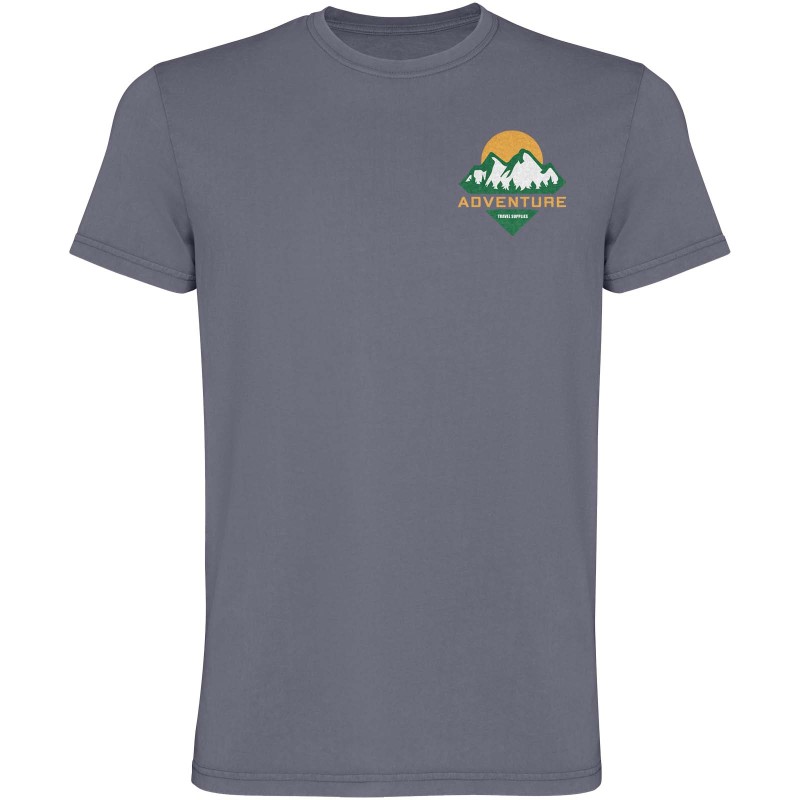 Roly Fox t-shirt - heren - katoen - 180 g/m2 - zuurwas-effect