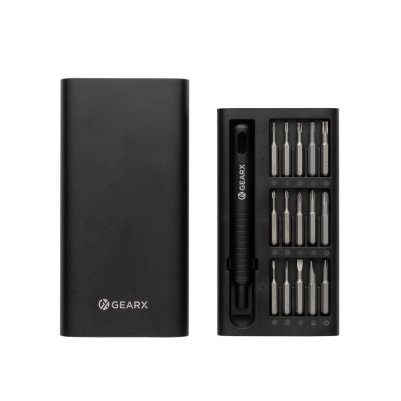 Gear X 31 in 1 precisie-schroevendraaierset - aluminium - in geschenkdoos