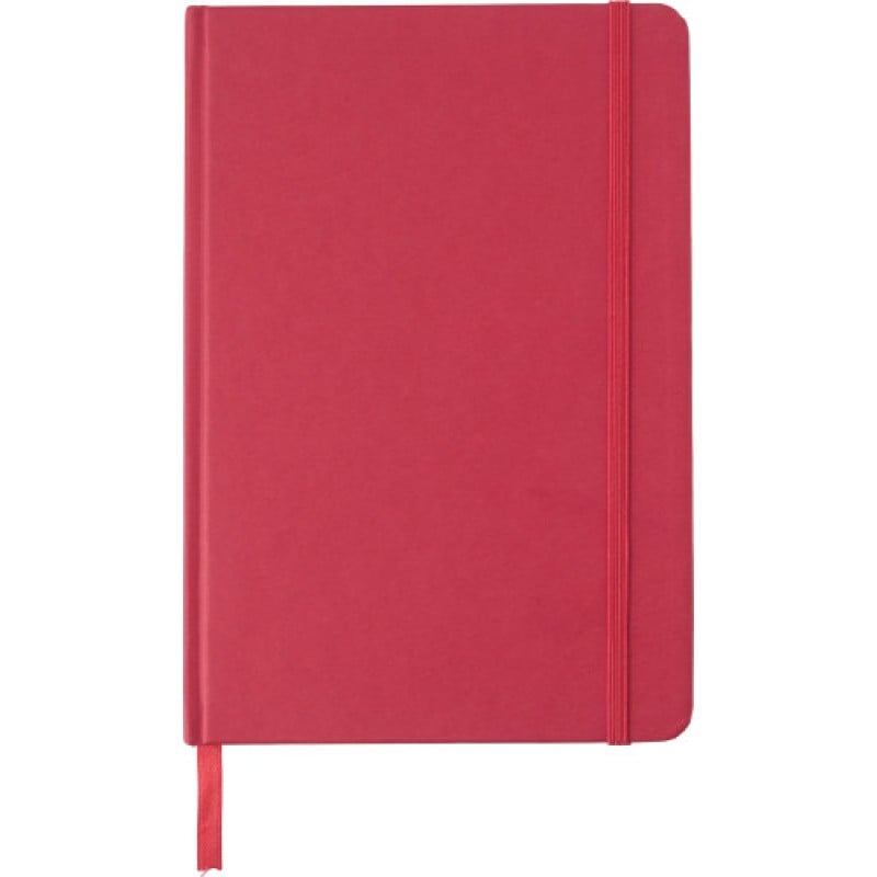 Otto notitieboek - A5 - gerecycled karton - 80 vellen - gelinieerd - elastiek en leeslint