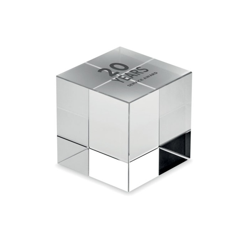 Pinkcube Kubus award - glas bedrukken? - Voordelig & snel bestellen | Pinkcube