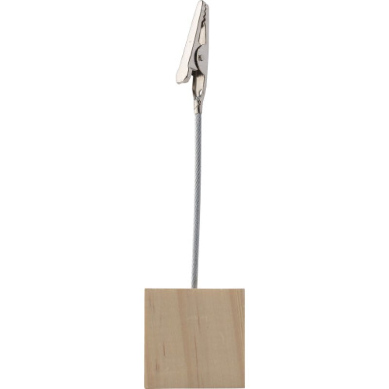 Houten cliphouder Malia