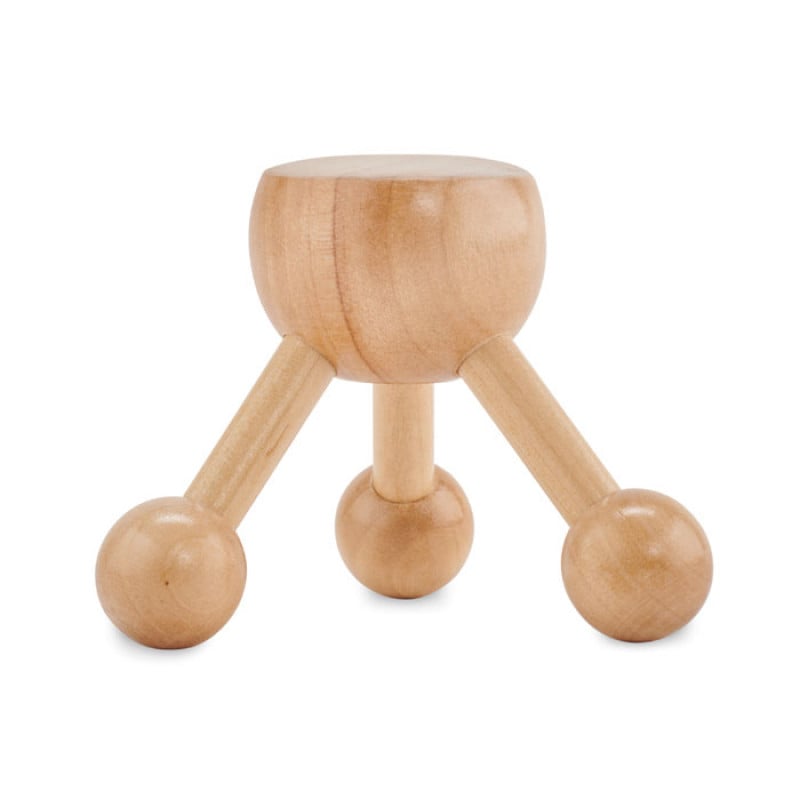 Handmassage vorm - hout - 10 cm