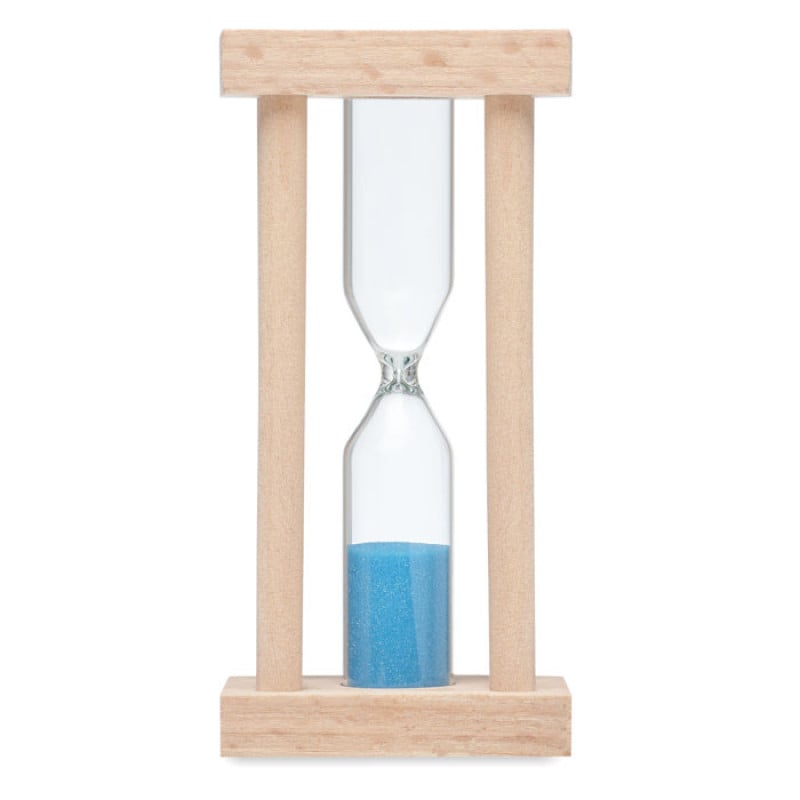 Zandloper - hout - ca. 3 minuten