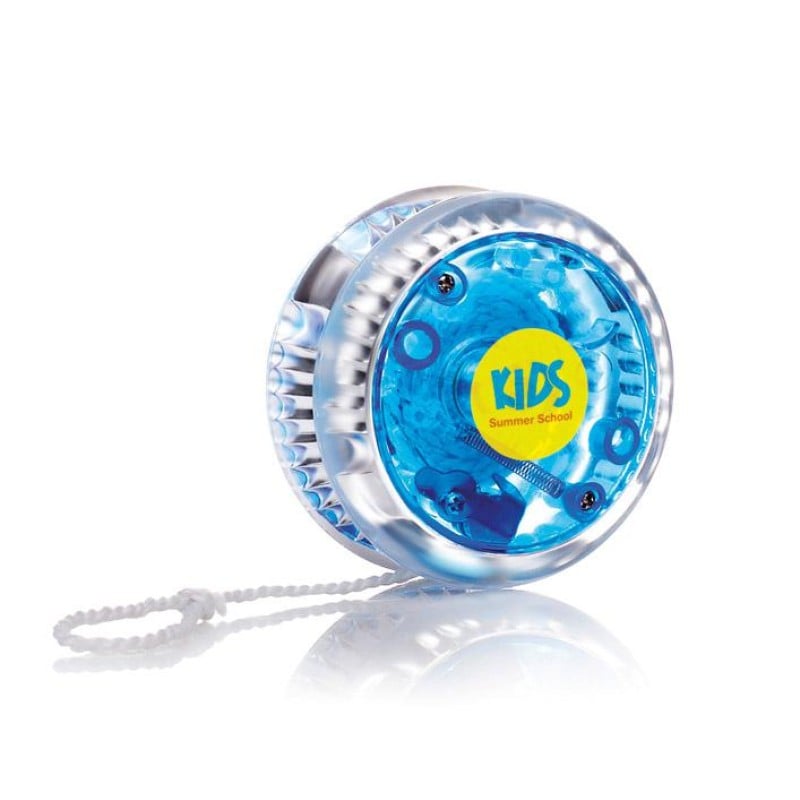 Jojo met knipperend licht - kunststof - diameter 5.5cm