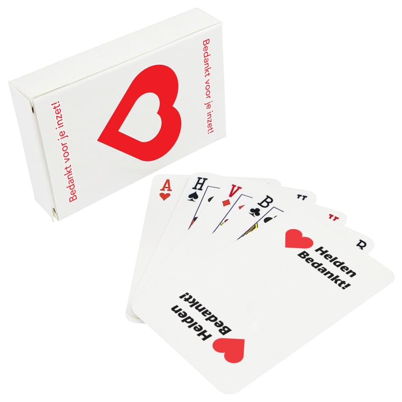 Speelkaartenset - karton - verpakt in doosje