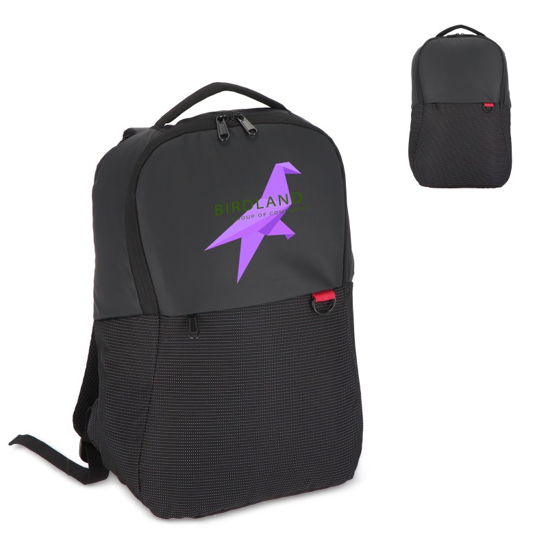 Laptop Rugzak Maverick 12L - jacquard & PU-gecoat 600D - gewatteerd laptopvak