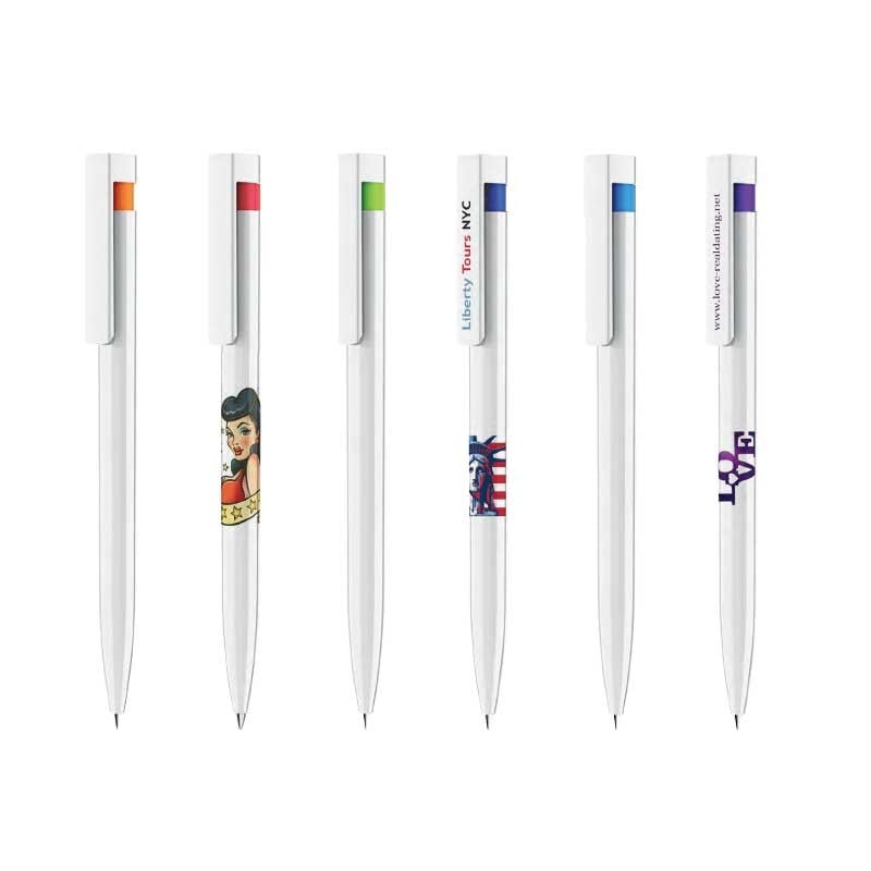 Senator Liberty basic balpen - kunststof - zwarte, blauwe inkt - polished
