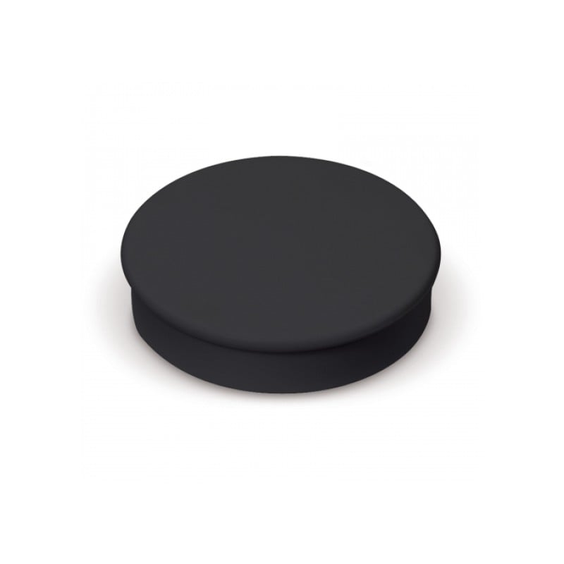 Ronde magneet 36 mm - kunststof - zwart of wit
