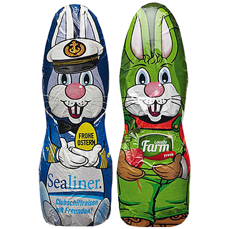 Chocolade paashaasje - 25 gram - melk