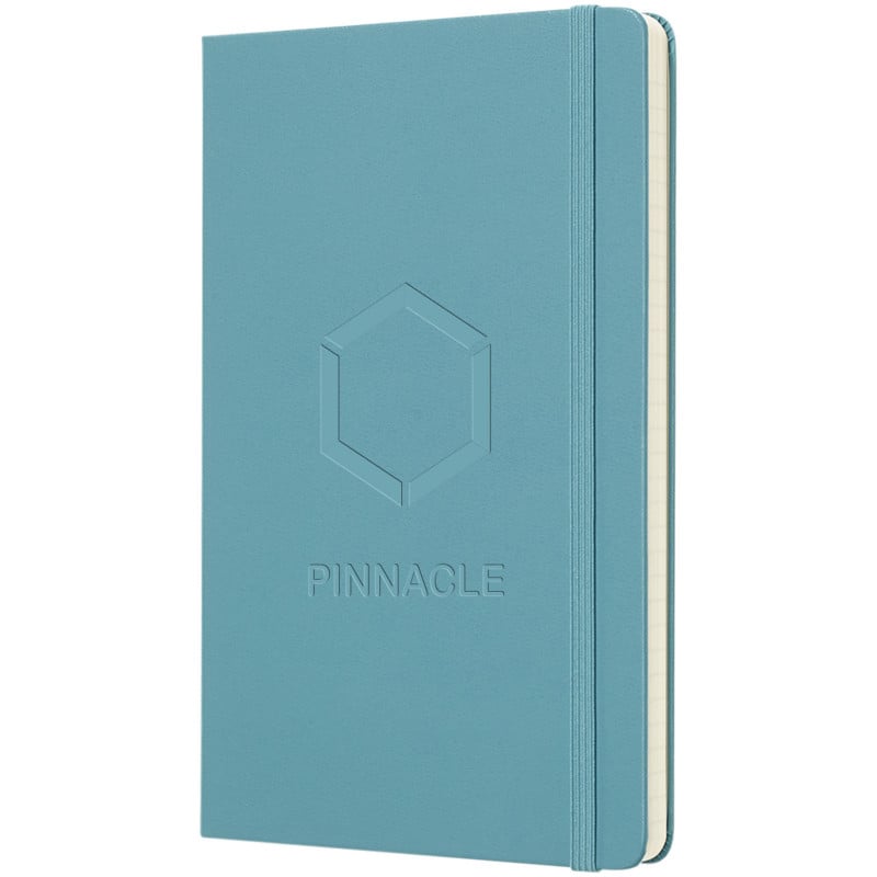 Moleskine Classic notitieboek - large - kunstleer - 120 vellen - gelinieerd - ronde hoeken, bladwijzer en elastieksluiting - hard cover