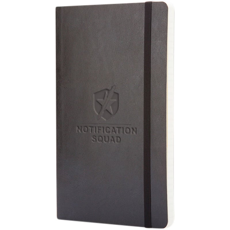 Moleskine Classic notitieboek - large - kunstleer - 96 vellen - gelinieerd - ronde hoeken, bladwijzer en elastieksluiting - softcover