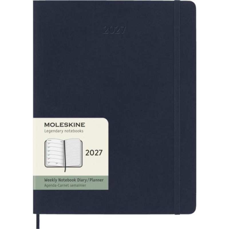 Moleskine weekplanner - leerpapier - zachte kaft