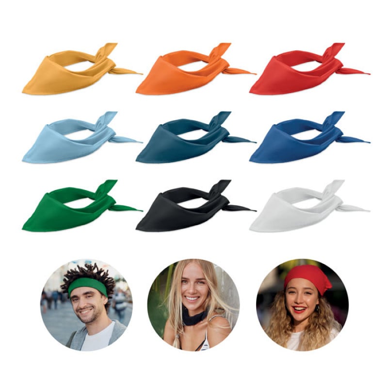 Multifunctionele bandana - polykatoen - 44x44 cm