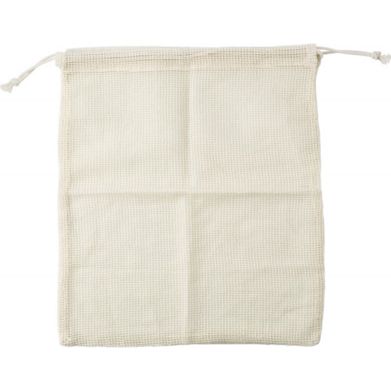 Groente- en fruitzakje 2.85L - organisch katoen - 32.5x26 cm
