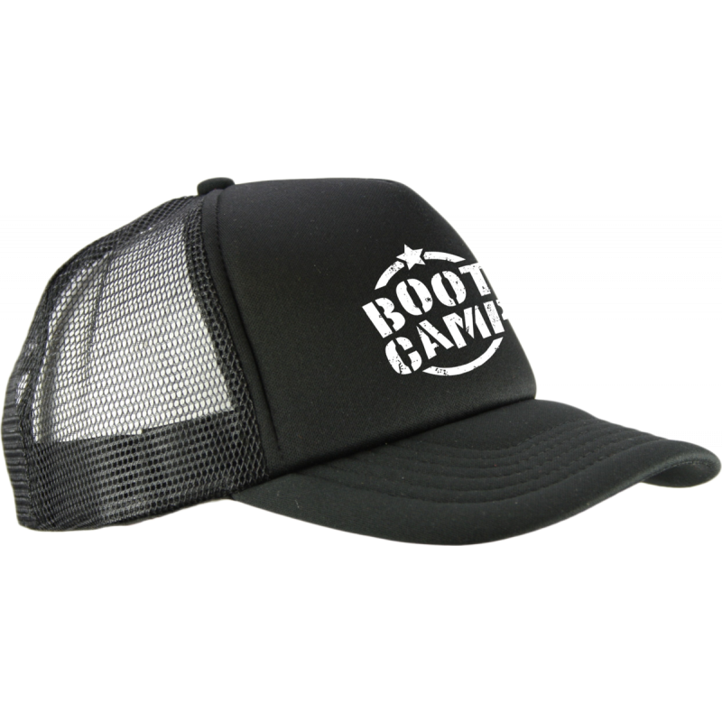 Original trucker pet - nylon en polyester - 5 panelen - foamvoorzijde met meshzijkanten - druksluiting