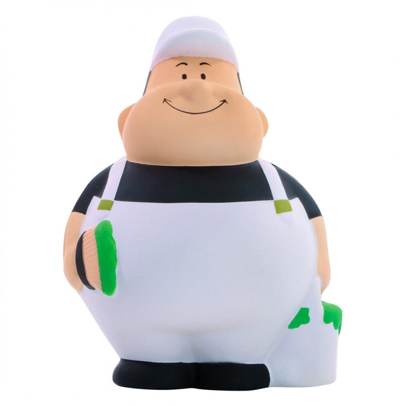 Bert® anti stress figuur - schilder met pet - 10 cm