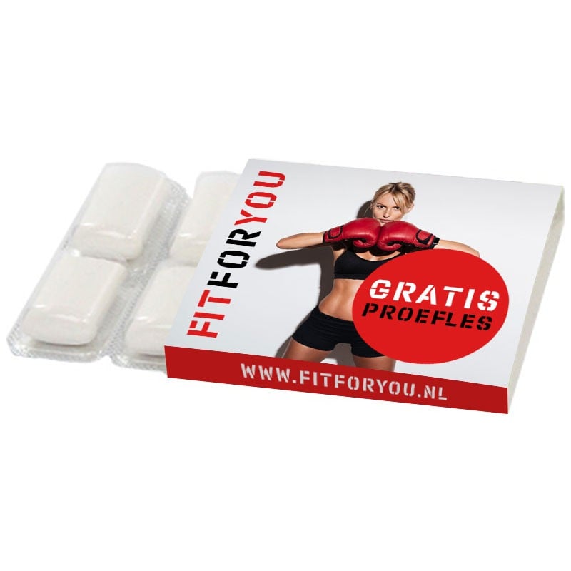 Sportlife pakje kauwgom - 6-pack - gepersonaliseerde verpakking