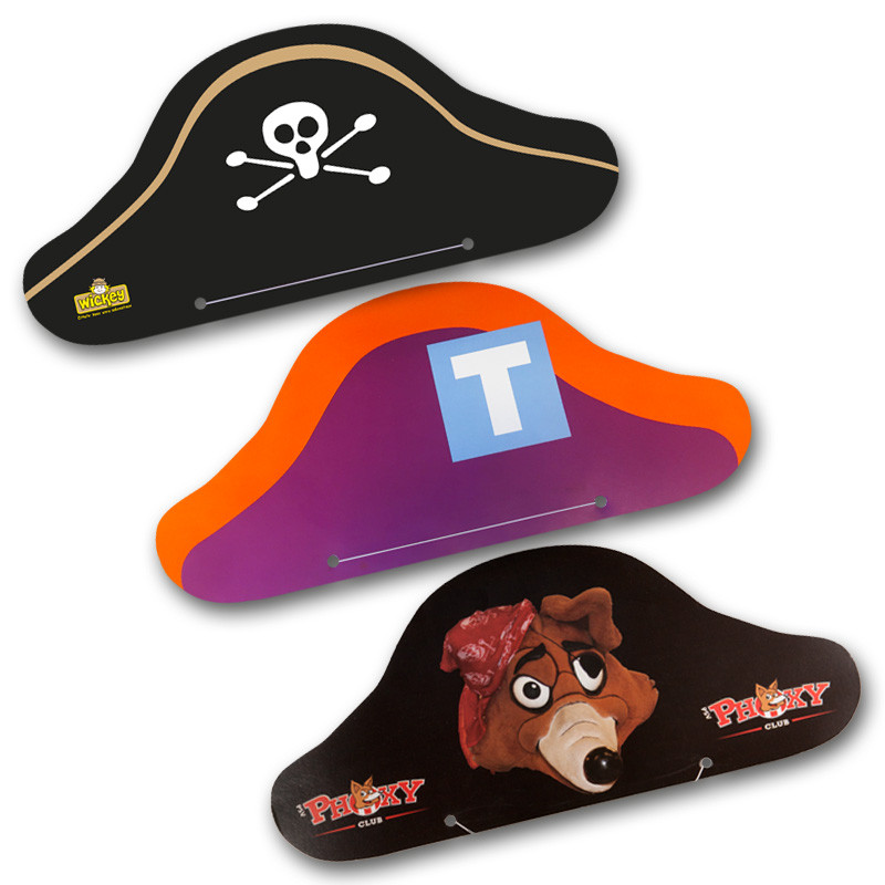 Piratencaps - 275 g/m² karton - met elastiek