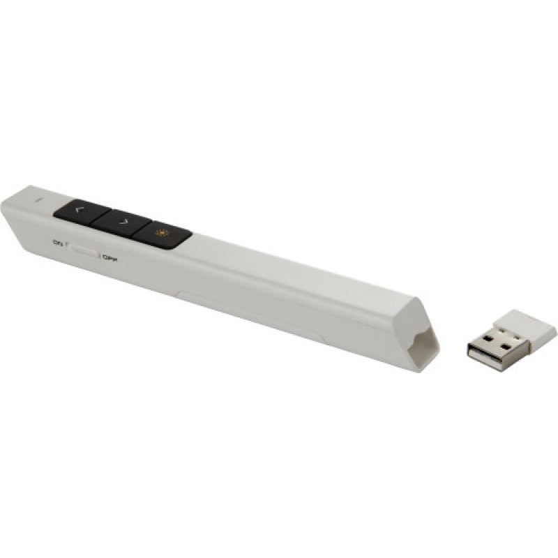 Draadloze laserpointer - kunststof - met USB aansluiting