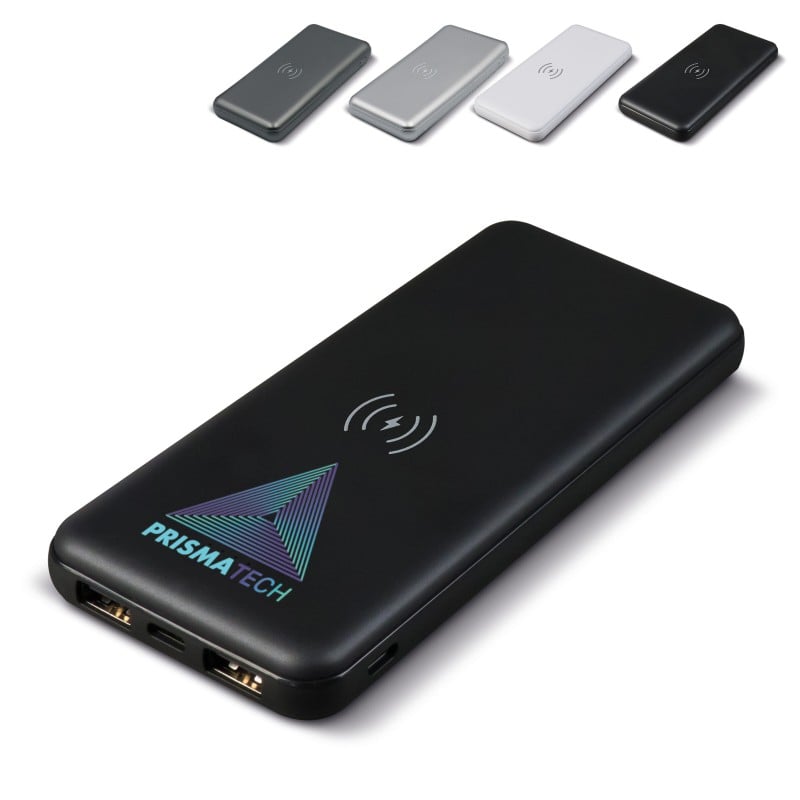 Elite powerbank - 8.000mAh - ABS - slank ontwerp - draadloos