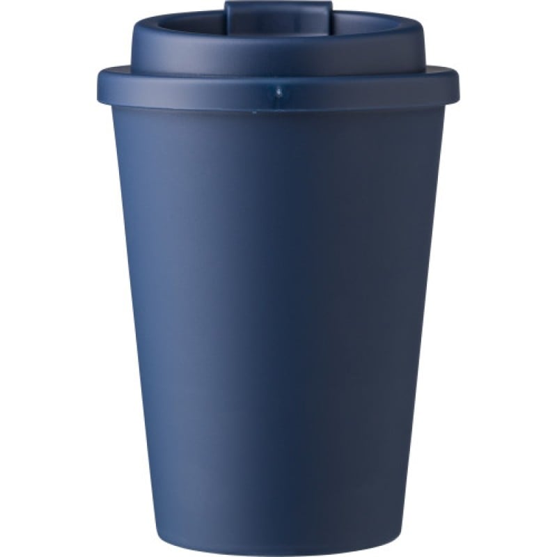 Koffiebeker to go 350 ml - PP - afsluitbaar met schroefdeksel