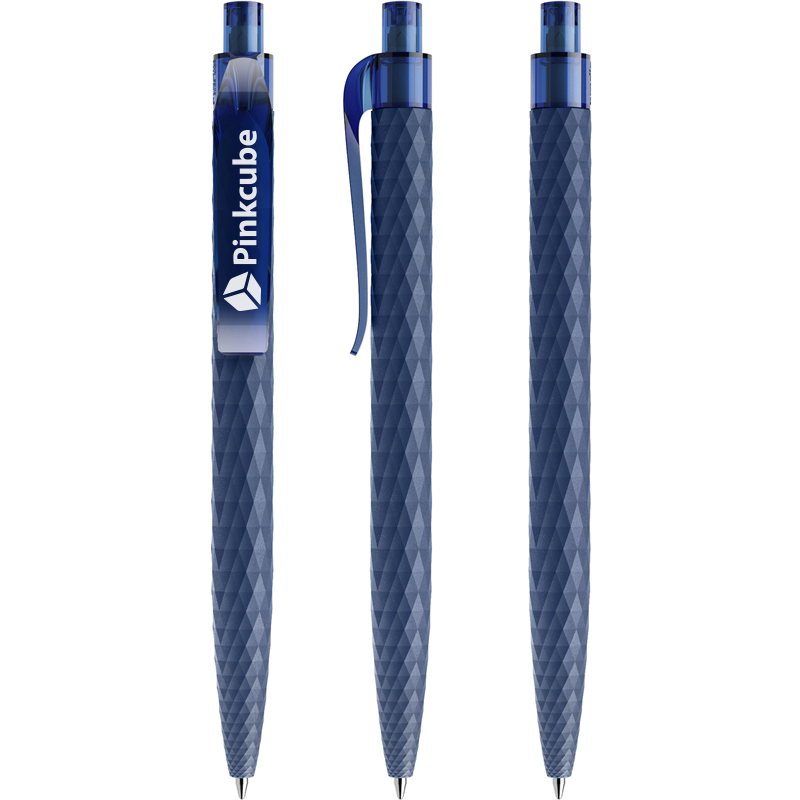 Prodir QS01 balpen - gerecycled kunststof - zwarte, blauwe inkt - mat gekleurd - customizable