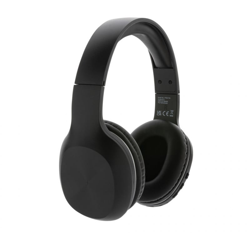 Hoofdtelefoon - gerecycled kunststof - over-ear - microfoon