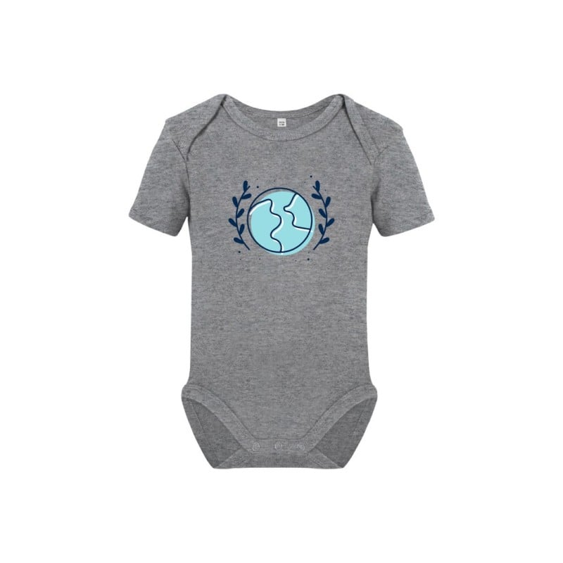 Rebel bodysuit - biologisch katoen - 160 g/m² - korte mouwen