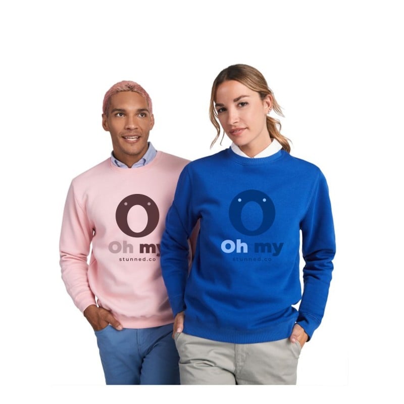 Roly Batian sweater - unisex - biologisch katoen / rPET polyester - 300 g/m2
