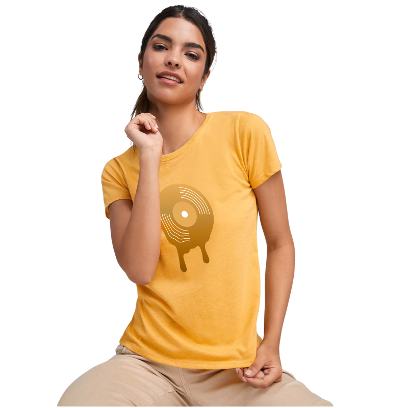 Roly Fox t-shirt - dames - polyester/katoen - 150 g/m2 