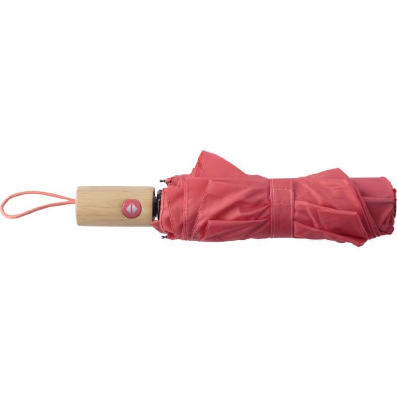 Opvouwbare paraplu rPET bamboe - Ø 97 cm - automaat