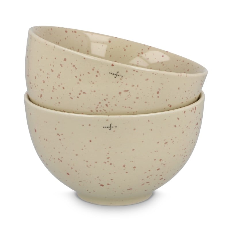 Sagaform Ditte Keramische Kommenset - steengoed - 12cm