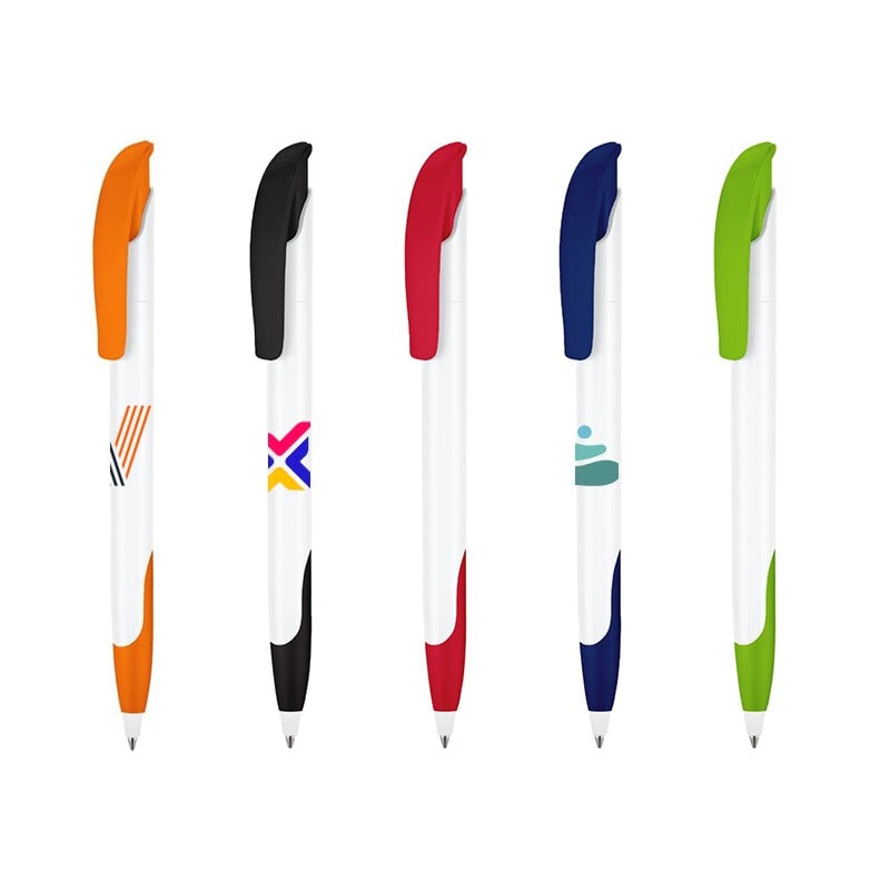 Senator Challenger basic balpen - kunststof - zwarte, blauwe inkt - softgrip - polished