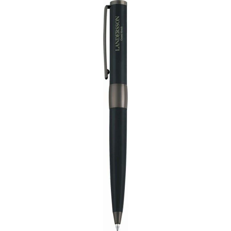 Senator Image black line balpen - metaal - blauwe inkt