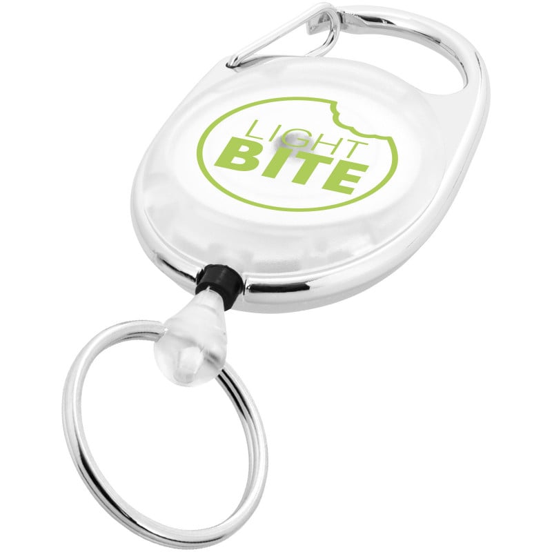 Gerlos sleutelhanger en rollerclip - ABS - karabijnhaak - 60 cm lang koord