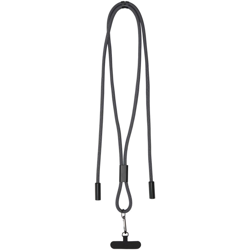 SMART 65W RPET-oplaadkabel met lanyard