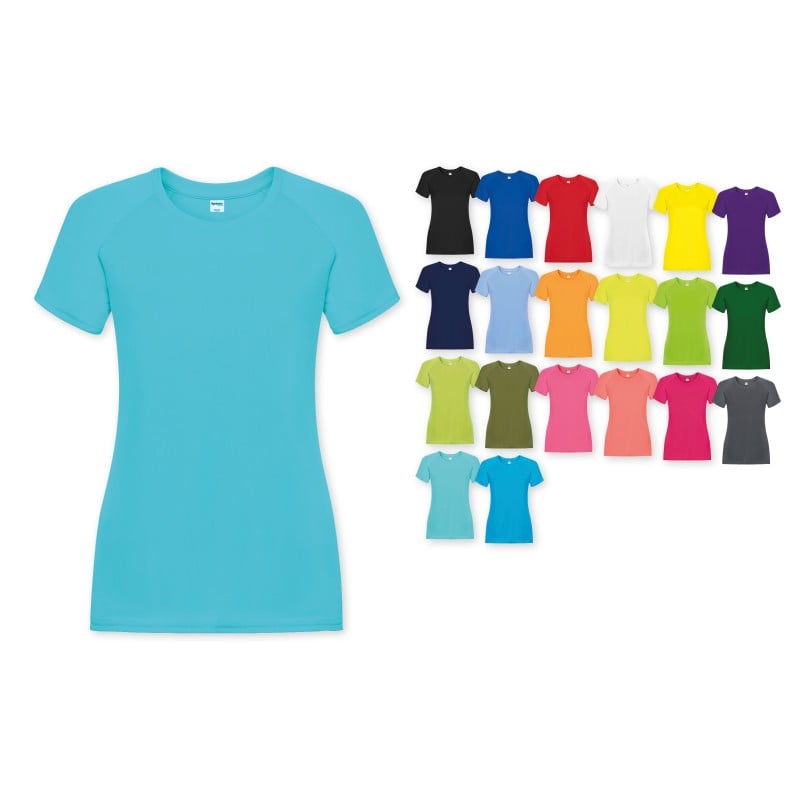 Sportshirt Run Sprintex dames - 100% polyester - 140 gr/m2