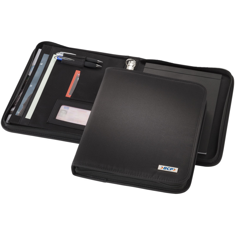 Stanford deluxe A4 portfolio met ritssluiting - microvezel - 34x28x4cm