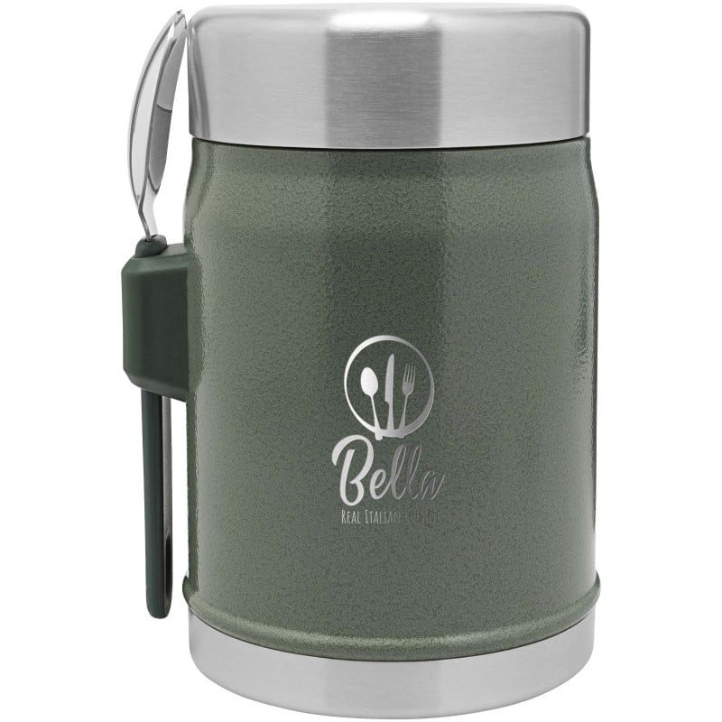 Stanley Legendary voedselcontainer 400ml - gerecycled RVS - geïsoleerd - met RVS spork
