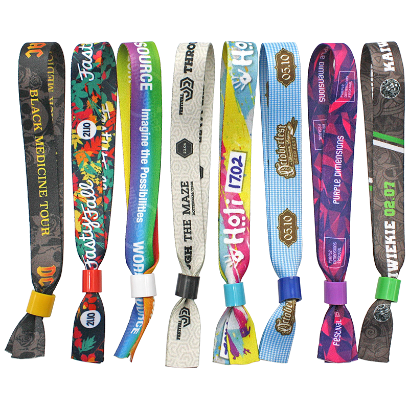 Sublimatie festivalbandje - polyester - 33 cm - dubbelzijdige bedrukking