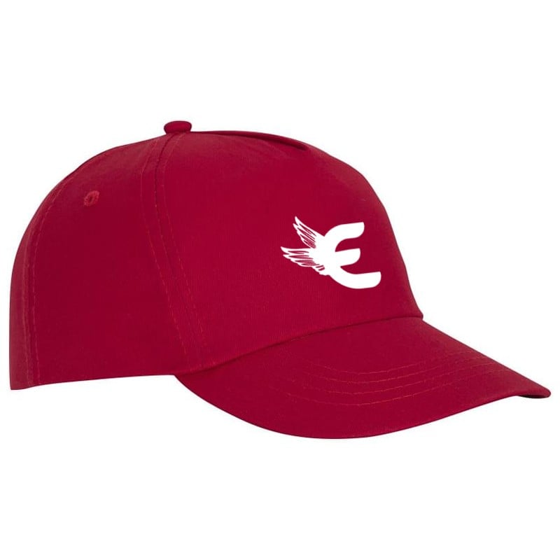 Feniks 5 panel cap - katoen - klittenbandsluiting