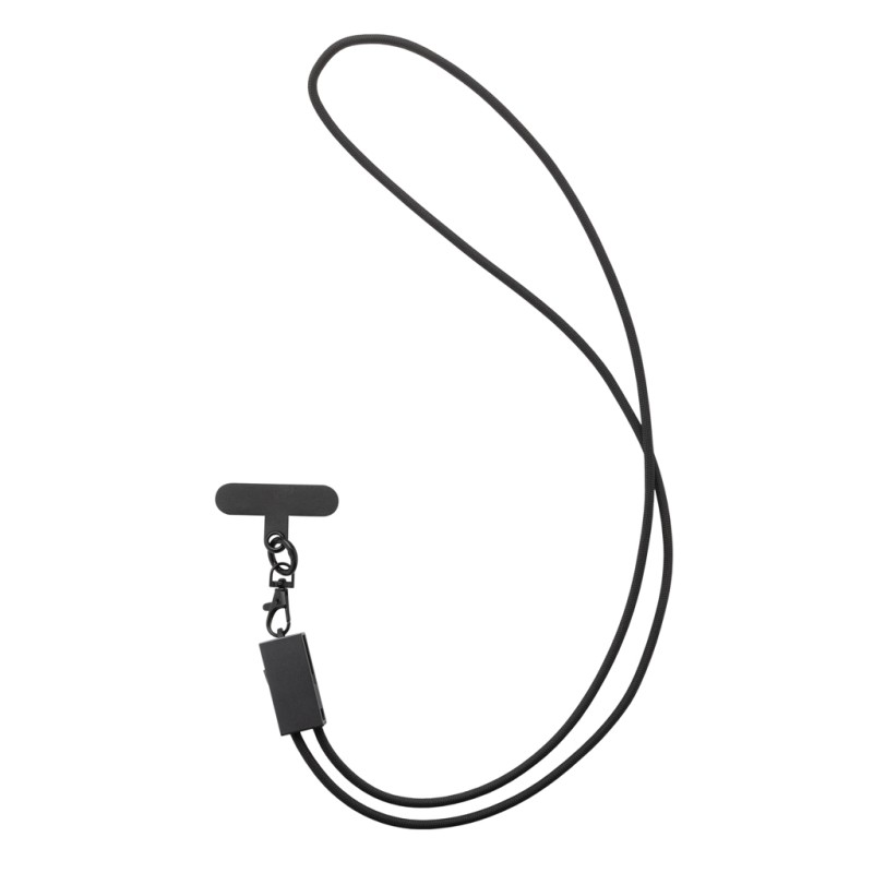 Terra telefoon oplaadkabel - 60W - rPET polyester - draadloos - opvouwbaar - geschenkverpakking