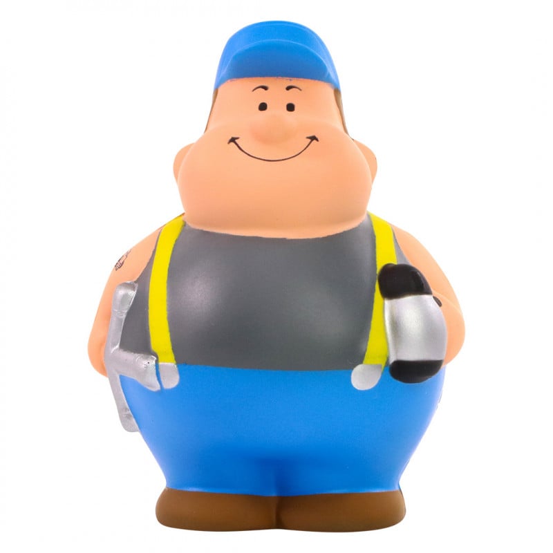 Bert® anti stress figuur - vrachtwagenchauffeur - 10 cm