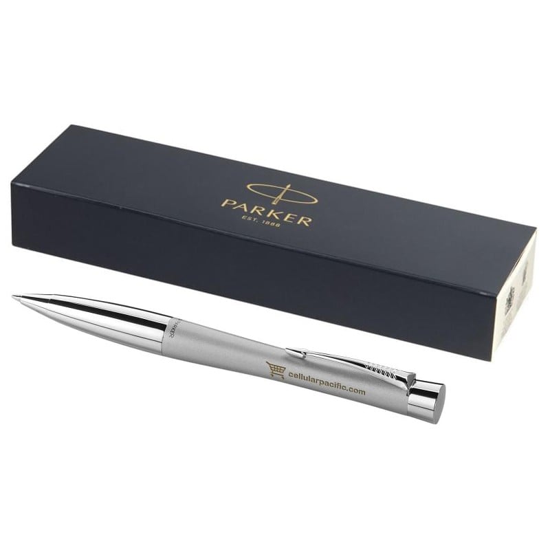 Parker urban balpen - metaal - blauwe inkt - geschenkverpakking