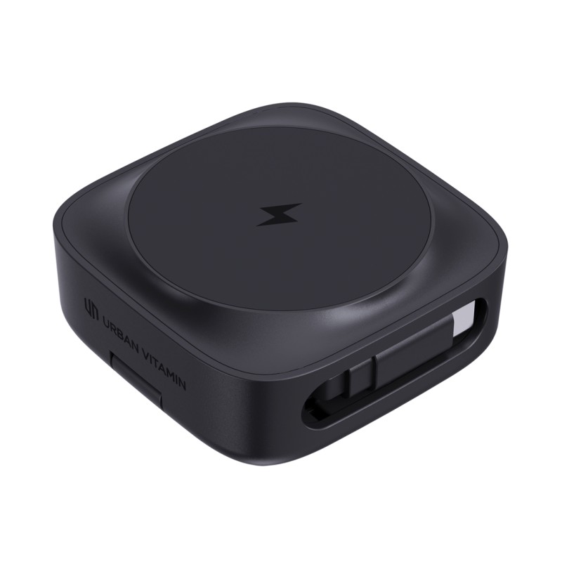 Urban Vitamin Goleta 2-in-1 15W oplader - gerecycled ABS - magnetisch - draadloos