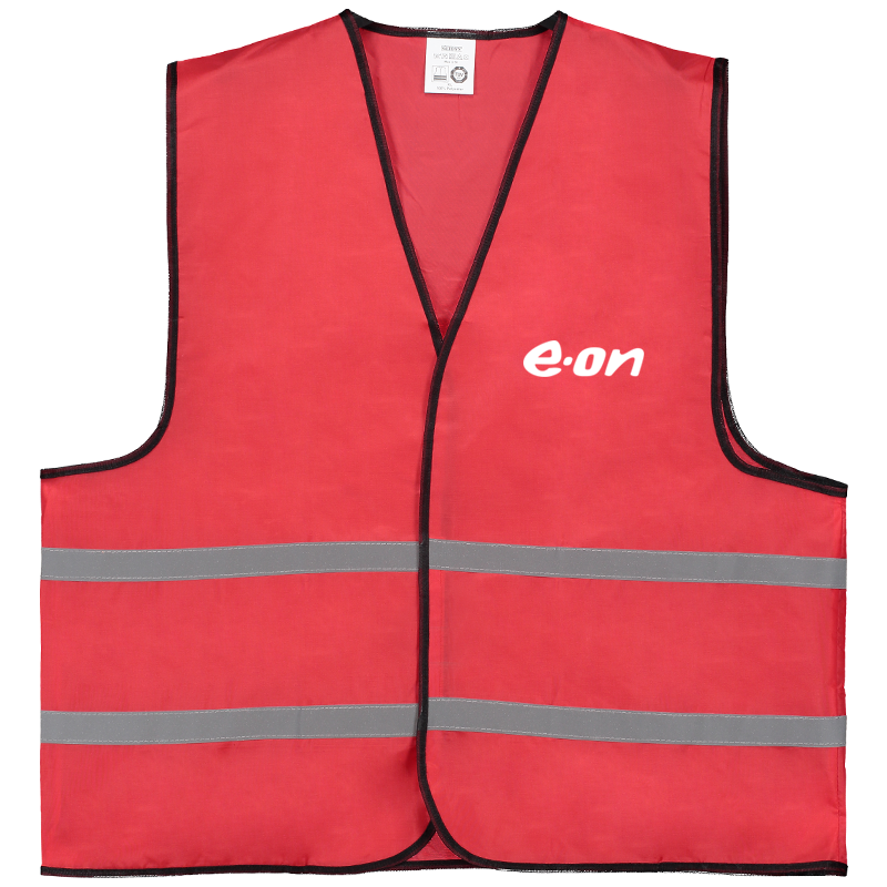 Brickstone veiligheidsvest - polyester - klittenbandsluiting - gekleurd