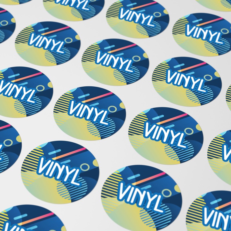 Vinyl Sticker Rond Ø 10 mm bedrukken? - Voordelig & snel bestellen ...